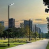 Lampa uliczna LED STREETOS SLIM 50W czarna – zastosowanie w parku