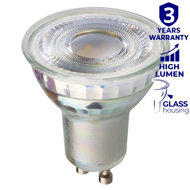 Żarówka LED XLED GU10 6.5W 850lm b. ciepła 3000K 100º Kanlux 38413