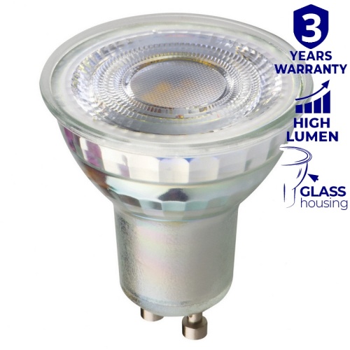 Żarówka LED XLED GU10 6.5W 850lm b. ciepła 3000K 100º Kanlux 38413