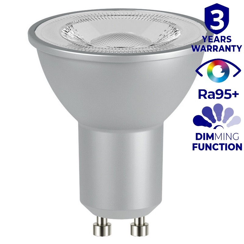 Żarówka LED IQ-LEDDIM GU10 7W 495lm b. neutralna 4000K CRI95+ 110º Kanlux 35247