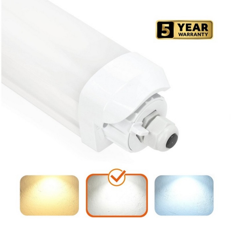 Oprawa liniowa hermetyczna LED LUMEXO 36W 4680lm 4000K IP65 biała Kobi Pro barwa światła