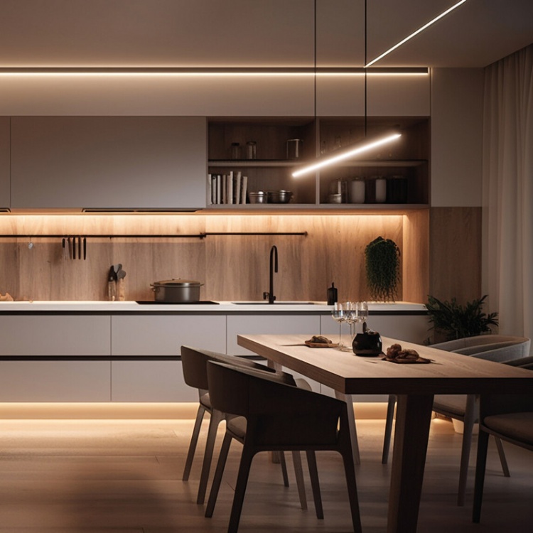 Taśma LED LCOBL 24V 7.5W/1m biała ciepła 3000K 20m 640lm/1m IP00 Kanlux 38917 zastosowanie