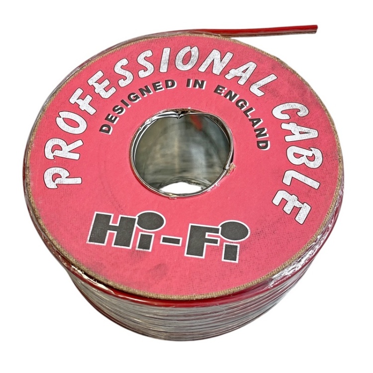 Kabel głośnikowy HI-FI  TLYp 2X4.0 przeźroczysty 0-50V rolka 100m