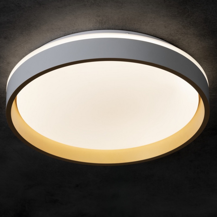 Plafon sufitowy LED SOLN 25W CCT 1460lm ściemnialna biało-złoty Kanlux barwa neutralna