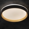 Plafon sufitowy LED SOLN 25W CCT 1460lm ściemnialna czarno-złoty Kanlux barwa ściemniona