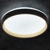Plafon sufitowy LED SOLN 25W CCT 1460lm ściemnialna czarno-złoty Kanlux barwa zimna