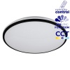 Plafon LED z pilotem ARVOS 37W CCT 2680lm ściemnialna ∅500 czarny Kanlux 37329