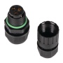 Łącznik IQ-LED FLN QCI 5A 3x1mm2 IP68 czarny Kanlux odkręcony