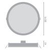 Downlight LED łazienkowy DN215 30W 3000K 3000lm biały IP44 Ledvance wymiary