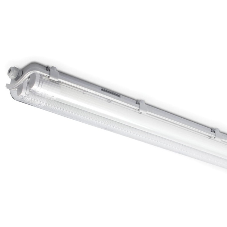 Oprawa Hermetic ECO + 2xPHILIPS LED Tube 6500K 3200lm 32W 240° IP65 zbliżenie
