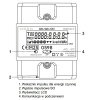 Licznik energii elektrycznej 3-fazowy OR-WE-531 80A MID 4.3 modułu DIN Orno schemat
