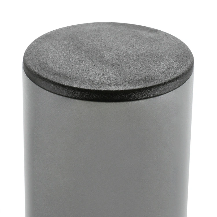 Słup oświetleniowy składany 3m 160x160mm Ø60mm szary Bemko góra zbliżenie