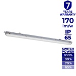 Oprawa hermetyczna LED MAH PRO Y 38W 4000K do 6100lm L120cm 7-letnia gwarancja Kanlux 38142