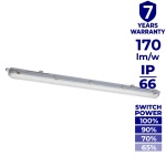 Oprawa hermetyczna LED MAH PRO 52W 4000K 8400lm L150cm Kanlux 38143 7 lat gwarancji