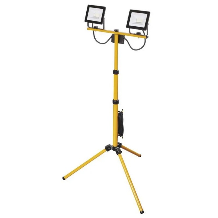 Zestaw 2x naświetlacz LED HOBBY SLIM 20W 4000K IP65 + statyw Emos ZS2221.2