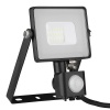 Naświetlacz LED V-TAC VT-10-S-B 10W 6400K 800lm IP65 IK05 z czujnikiem ruchu i funkcją Cut-OFF