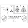 Naświetlacz LED FL PFM 10W 4000K SYM 100 S BK 1200lm IP65 z czujnikiem Ledvance działanie czujnika