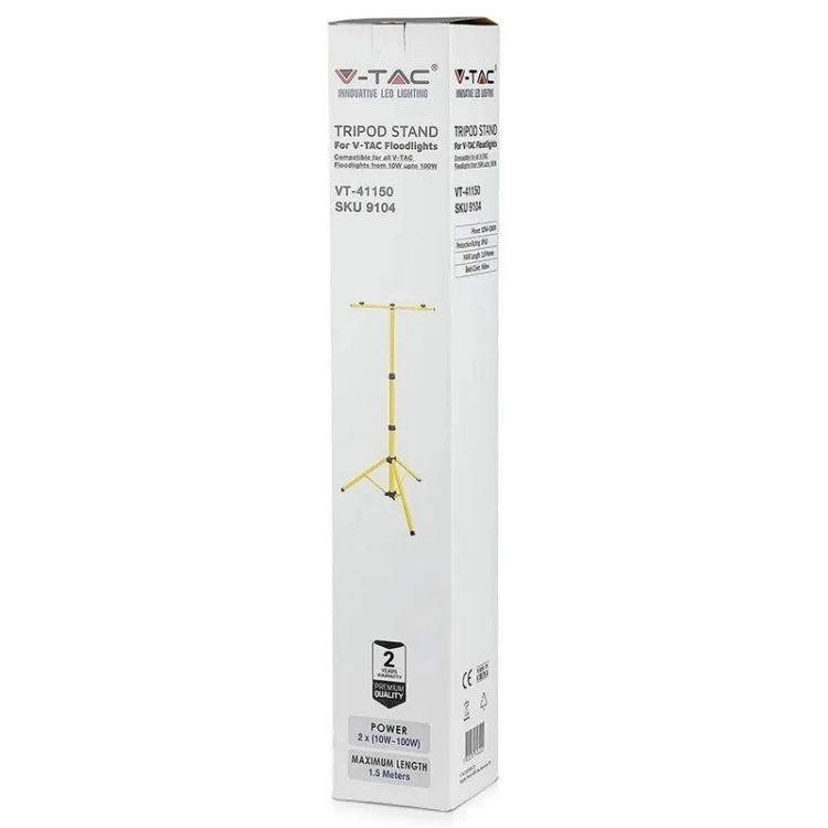 Statyw trójnóg podwójny do projektorów LED V-TAC VT-41150 180 cm opakowanie