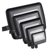 Naświetlacz LED ANTEM LED 100W-NW B 100W 4000K 8000lm IP65 Kanlux 33204 zestawienie wielkości