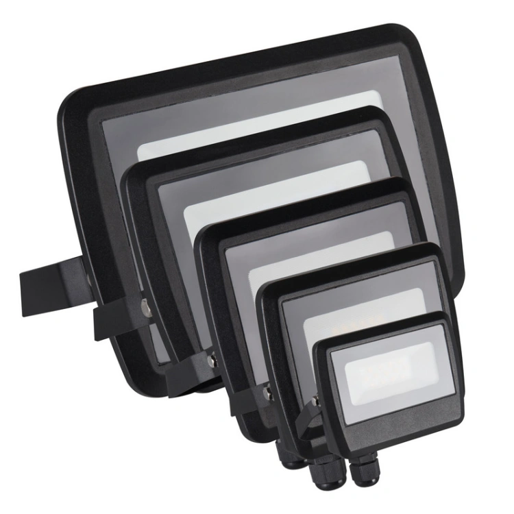 Naświetlacz LED ANTEM LED 100W-NW B 100W 4000K 8000lm IP65 Kanlux 33204 zestawienie wielkości