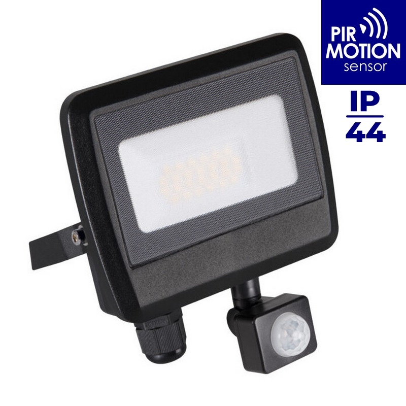 Naświetlacz LED ANTEM LED 20W-NW-SE B 20W z czujnikiem ruchu 4000K 1600lm IP44 Kanlux 33206