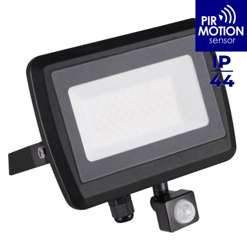 Naświetlacz LED ANTEM LED 50W-NW-SE B 50W z czujnikiem ruchu 4000K 4000lm IP44 Kanlux 33208