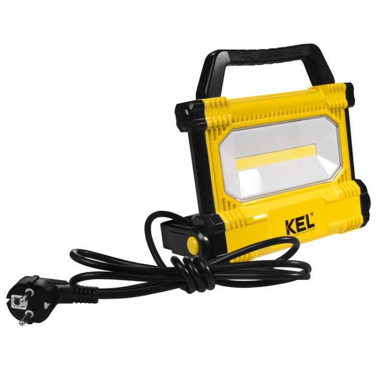 Naświetlacz LED LPH-1 30W 3000lm biały zimny 6500K IP54 KEL uchwt