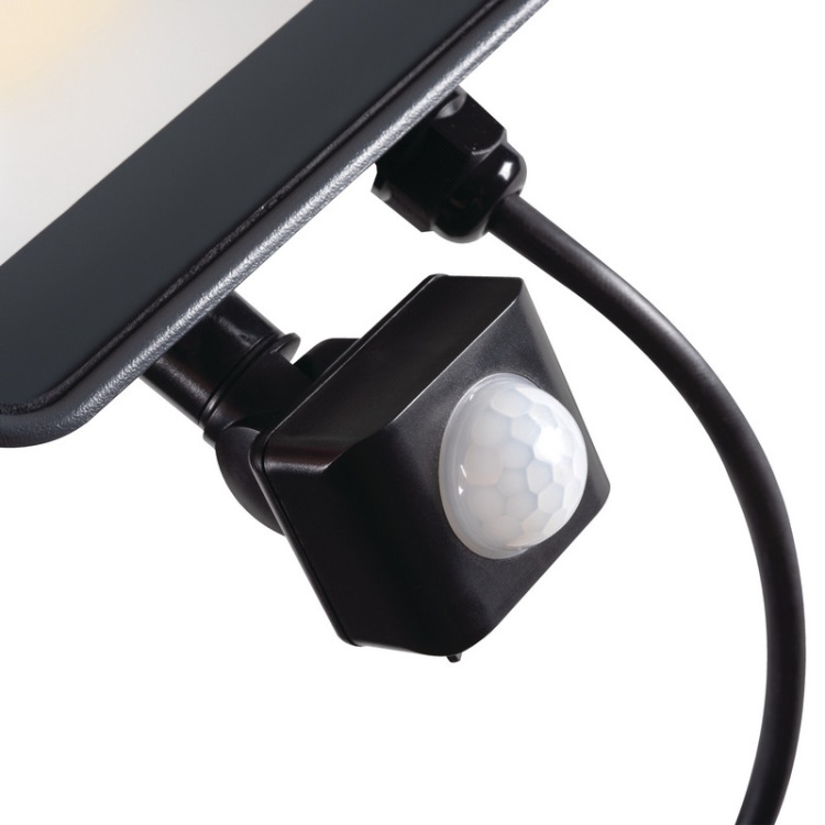 Naświetlacz LED z czujnikiem ruchu 10W 4000K 1200lm IP44 Kanlux 33885 - czujnik PIR