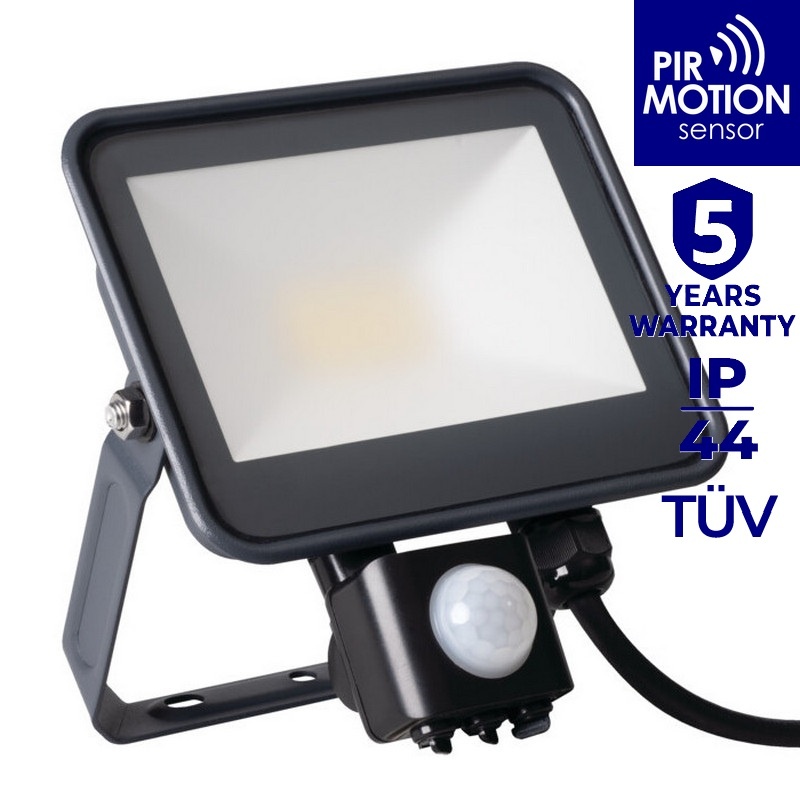 Naświetlacz LED z czujnikiem ruchu 20W 4000K 2300lm IP44 Kanlux 33886 5 lat gwarancji