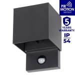 Oprawa elewacyjna REKA PIR 7W 340lm 4000K z czujnikiem szara Kanlux 28994 5 lat gwarancji