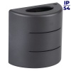 Oprawa elewacyjna REFAZI 6W 60lm 4000K grafitowa IP54 Kanlux 39184