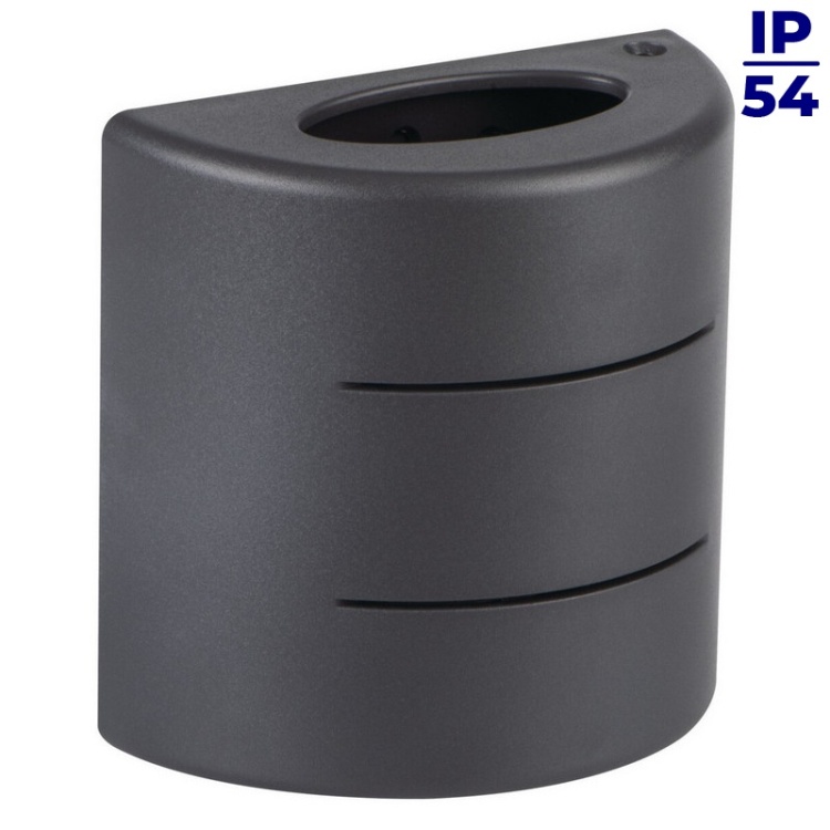 Oprawa elewacyjna REFAZI 6W 60lm 4000K grafitowa IP54 Kanlux 39184