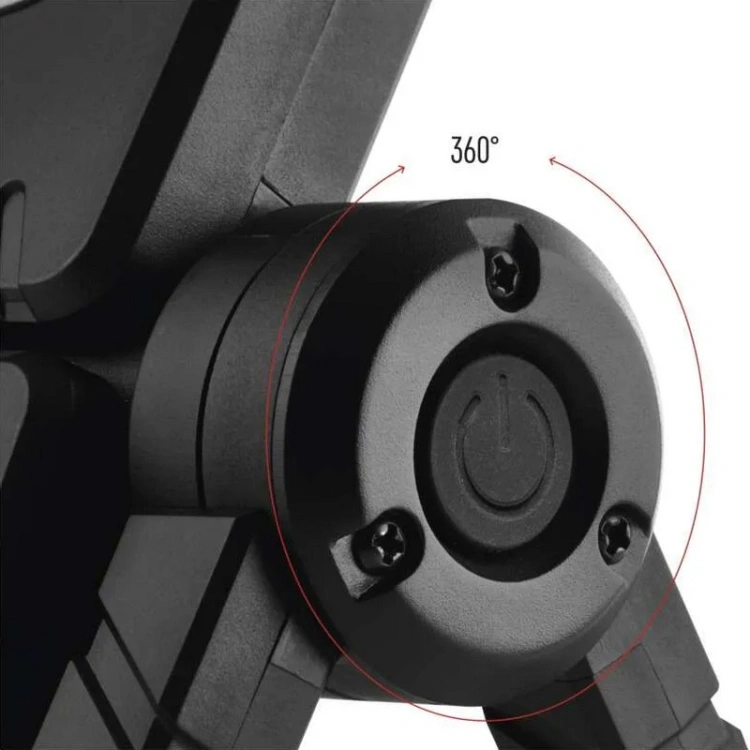 Podwójny ładowalny naświetlacz LED COB P4536 2000lm 70m Emos - zakres rotacji 360st