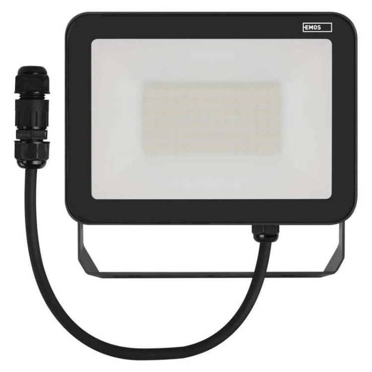 Naświetlacz LED PROFI 50W neutralna biel 4000K 5500lm IP65 Emos ZS2642 front