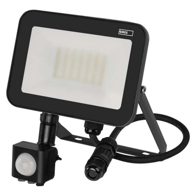 Naświetlacz LED PROFI PIR ZS2732 30W 4000K 3300lm 16cm Emos