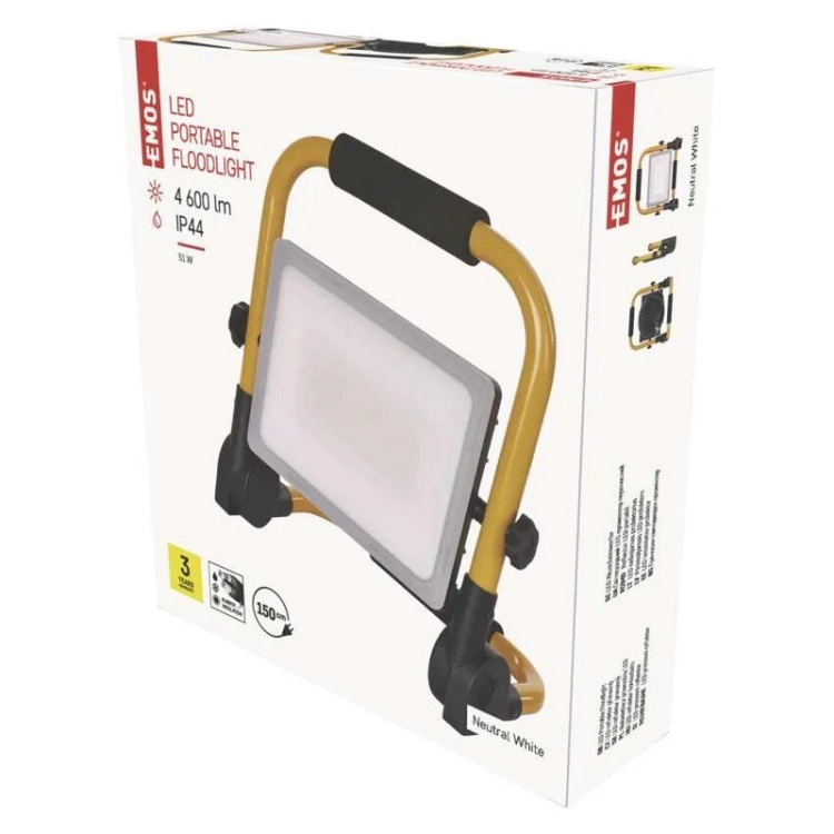 Naświetlacz przenośny LED EMOS ZS3342 51W 4000K 4600lm 27cm Emos opakowanie