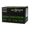 Zasilacz LED PREMIUM EC61031 45W 12V DC IP20 – szyna DIN opakowanie