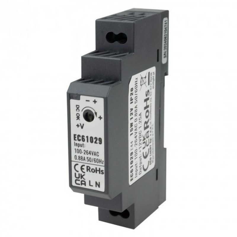 Zasilacz LED PREMIUM DIN 12V 15W IP20 – ECOLIGHT