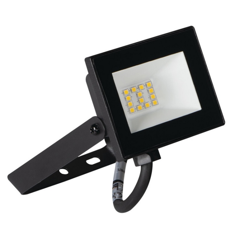 Naświetlacz LED GRUN 10W 4000K 800lm czarny IP65 Miledo 31390