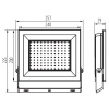 Naświetlacz LED GRUN NV LED-100-B 100W 4000K 9500 lm IP65 wymiary – MiLEDo