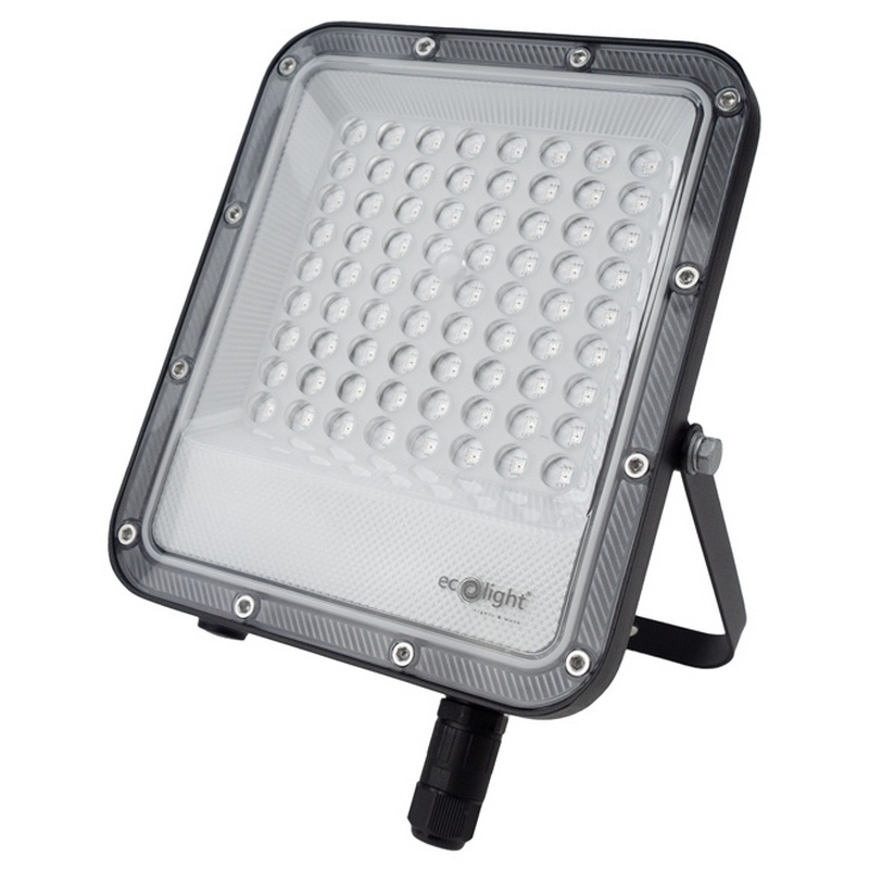 Naświetlacz LED PREMIUM 50W RGB+6500K IP65 90° EC20686 ECOlight