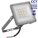 Naświetlacz LED ACETE 10W CCT 1080lm IP65 szary Kanlux 38490 front