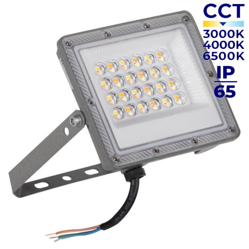 Naświetlacz LED ACETE 20W CCT 2160lm IP65 szary Kanlux 38491