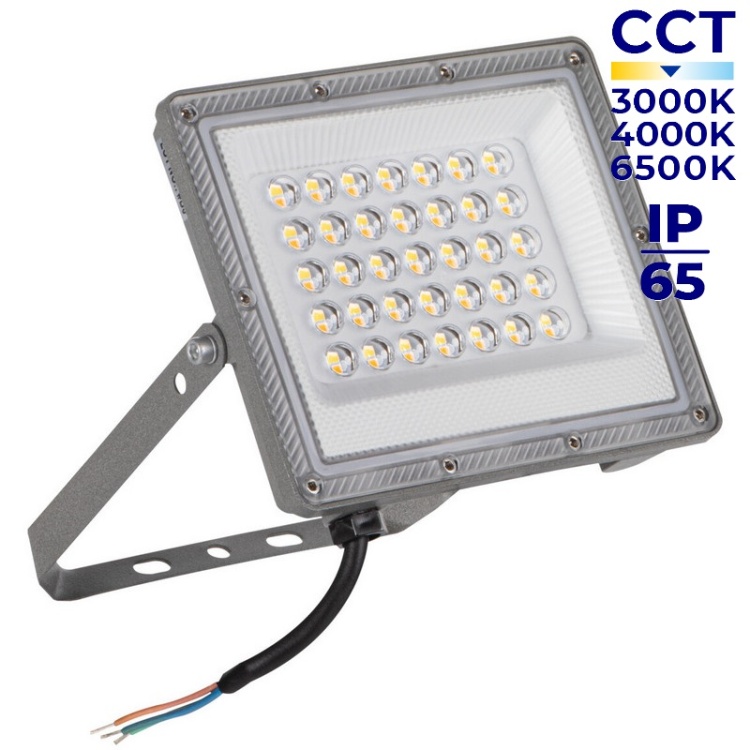 Naświetlacz LED ACETE 30W CCT 3240lm IP65 szary Kanlux 38492