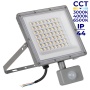 Naświetlacz LED ACETE SE 50W CCT 5400lm z czujnikiem ruchu IP44 szary Kanlux 38498