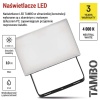 Naświetlacz LED EMOS TAMBO ZS2512 10W 4000K 1000lm IP65 IK08 czarny z czujnikiem PIR prezentacja – montaż natynkowy