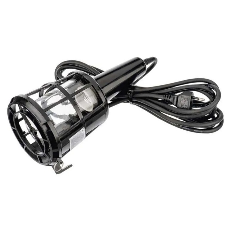Lampa montażowa EMOS P4203 230V 60W E27 5m IP20 – warsztatowa z gumowym przewodem