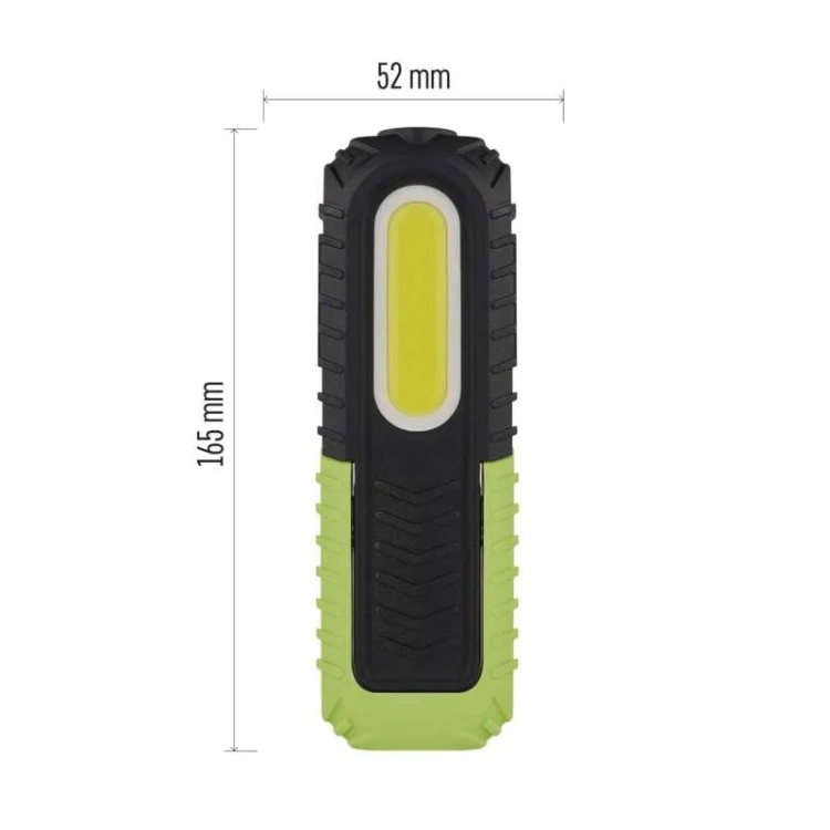 Lampa warsztatowa EMOS P4531 – obracana rękojeść i hak montażowy wymiary