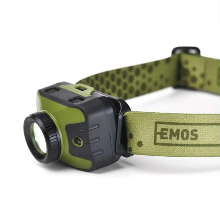 Latarka czołowa EMOS P3539 CREE LED 330lm IP43 – widok z boku