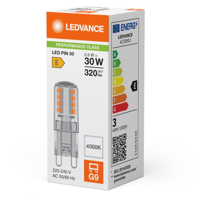 Żarówka LED G9 320lm neutralna biała
